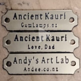 Ancient kauri plaques